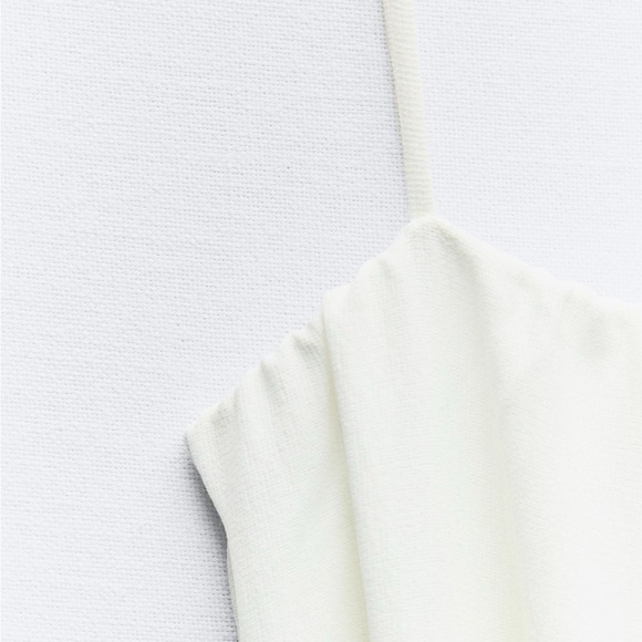 Zara limited eidtion draped slit midi dress - Picture 6 of 10